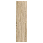 Bookcase Sonoma Oak 87.5 x 30 x 111 cm Engineered Wood