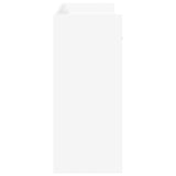 Console Table White 90 x 35 x 80 cm Engineered Wood