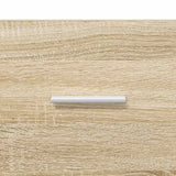 Console Table Sonoma Oak 90 x 35 x 80 cm Engineered Wood