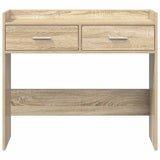 Console Table Sonoma Oak 90 x 35 x 80 cm Engineered Wood