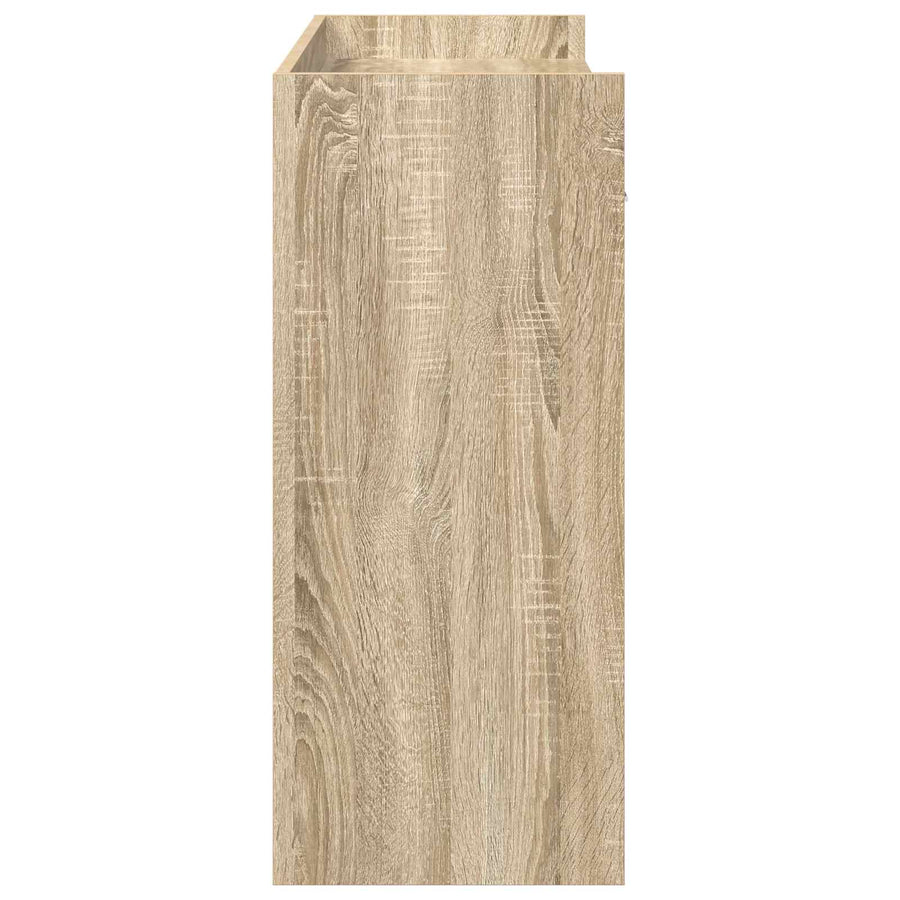 Console Table Sonoma Oak 90 x 35 x 80 cm Engineered Wood