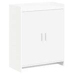 Shoe Cabinet with Door White 73.5 x 36 x 92 cm Engineered Wood