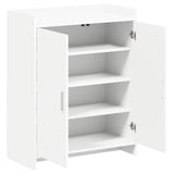 Shoe Cabinet with Door White 73.5 x 36 x 92 cm Engineered Wood