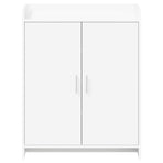 Shoe Cabinet with Door White 73.5 x 36 x 92 cm Engineered Wood