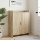 Shoe Cabinet Sonoma Oak 73.5 x 36 x 92 cm Engineered Wood