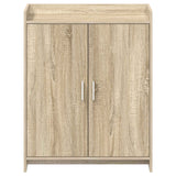 Shoe Cabinet Sonoma Oak 73.5 x 36 x 92 cm Engineered Wood - 45-Degree Angle