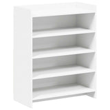 Shoe Cabinet White 73.5 x 36 x 92 cm Engineered Wood - Front View