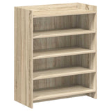 Shoe Cabinet Sonoma Oak 73.5 x 36 x 92 cm Engineered Wood - Front View