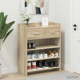 Shoe Cabinet Sonoma Oak 73.5 x 36 x 92 cm Engineered Wood