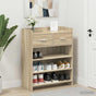 Shoe Cabinet 73.5 x 36 x 92 cm Engineered Wood Sonoma Oak