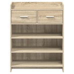 Shoe Cabinet 73.5 x 36 x 92 cm Engineered Wood Sonoma Oak