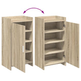 Shoe Cabinet Sonoma Oak 48 x 36 x 92 cm Engineered Wood - Extra Image