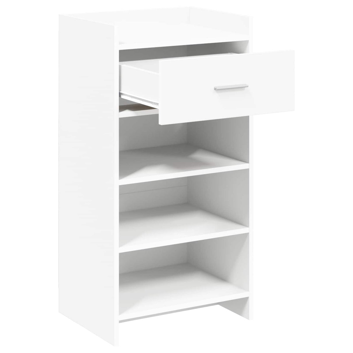 Shoe Cabinet with Drawer White 48 x 36 x 92 cm Engineered Wood