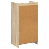 Shoe Cabinet Sonoma Oak 48 x 36 x 92 cm Engineered Wood - Rear View