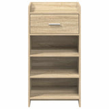 Shoe Cabinet Sonoma Oak 48 x 36 x 92 cm Engineered Wood - Top-Down View