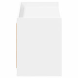 Shoe Cabinet with Door White 100 x 39.5 x 51 cm Engineered Wood