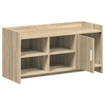 Shoe Cabinet Sonoma Oak 100 x 39.5 x 51 cm Engineered Wood