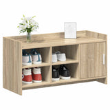 Shoe Cabinet Sonoma Oak 100 x 39.5 x 51 cm Engineered Wood - Side View