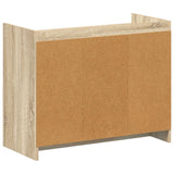 Shoe Cabinet Sonoma Oak 85 x 39.5 x 70 cm Engineered Wood - 45-Degree Angle