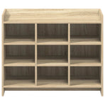 Shoe Cabinet 85 x 39.5 x 70 cm Engineered Wood Sonoma Oak