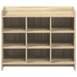 Shoe Cabinet Sonoma Oak 85 x 39.5 x 70 cm Engineered Wood - Side View