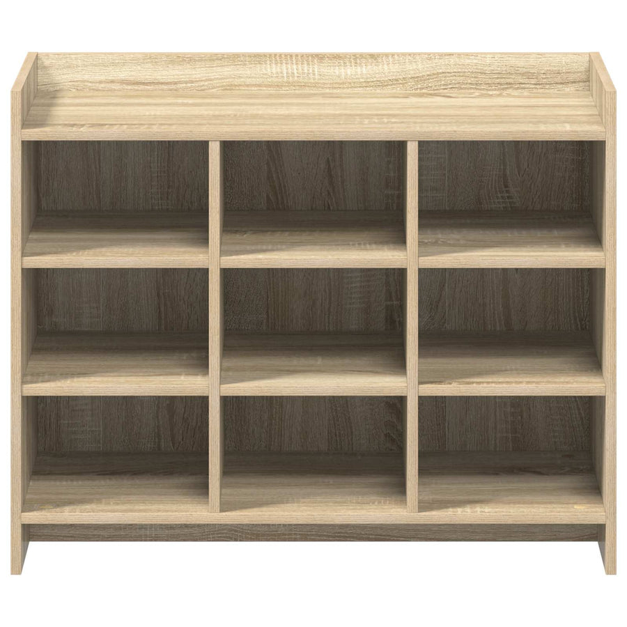 Shoe Cabinet 85 x 39.5 x 70 cm Engineered Wood Sonoma Oak