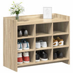 Shoe Cabinet 85 x 39.5 x 70 cm Engineered Wood Sonoma Oak