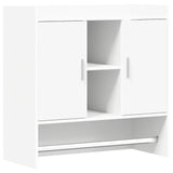 Wall Shelf Wall-Mounted White 80 x 36 x 80 cm Engineered Wood