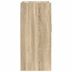 Wall Shelf Wall-Mounted Sonoma Oak 80 x 36 x 80 cm