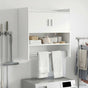 Wall Shelf Wall-Mounted White 80 x 36 x 80 cm Engineered Wood