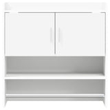 Wall Shelf Wall-Mounted White 80 x 36 x 80 cm Engineered Wood
