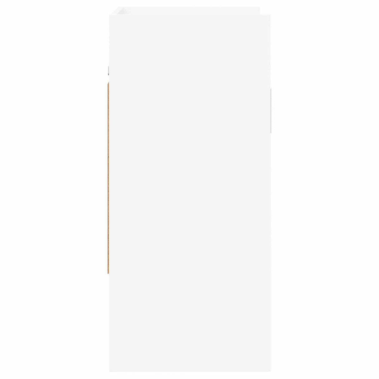 Wall Shelf Wall-Mounted White 80 x 36 x 80 cm Engineered Wood