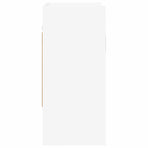 Wall Shelf Wall-Mounted White 80 x 36 x 80 cm Engineered Wood
