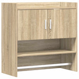 Wall Shelf Wall-Mounted Sonoma Oak 80 x 36 x 80 cm