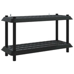 Shelving Unit 2-Tier 100 x 40 x 55.5 cm PP Anthracite