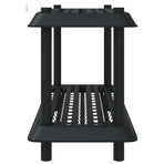 Shelving Unit 2-Tier 100 x 40 x 55.5 cm PP Anthracite