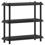 Shelving Unit 3-Tier 100 x 40 x 96 cm PP Anthracite