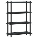Shelving Unit 4-Tier 100 x 40 x 136.5 cm PP Anthracite