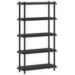 Shelving Unit 5-Tier 100 x 40 x 177 cm PP Anthracite, image 2