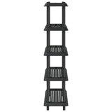 Shelving Unit 5-Tier 100 x 40 x 177 cm PP Anthracite