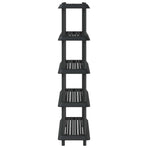 Shelving Unit 5-Tier 100 x 40 x 177 cm PP Anthracite, image 6