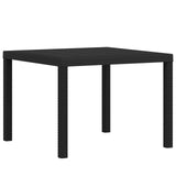Garden Dining Set 5 pcs Anthracite PP - Side View
