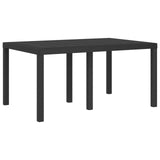 Garden Dining Set 7 pcs Anthracite PP