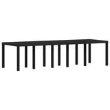 Garden Dining Set 14 pcs Anthracite PP