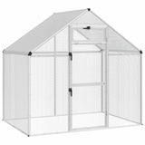Bird Cage Silver 181.5 x 110.5 x 173.5 cm Welded Wire Mesh - Front View