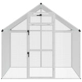 Bird Cage Silver 181.5 x 110.5 x 173.5 cm Welded Wire Mesh