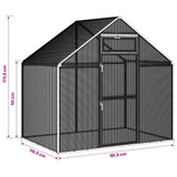 Bird Cage Silver 181.5 x 110.5 x 173.5 cm Welded Wire Mesh