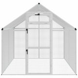 Bird Cage Silver 181.5 x 221 x 173.5 cm Welded Wire Mesh