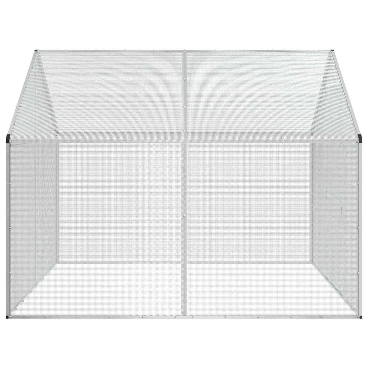 Bird Cage Silver 181.5 x 221 x 173.5 cm Welded Wire Mesh