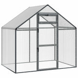 Bird Cage Anthracite 181.5 x 110.5 x 173.5 cm Welded Wire Mesh - Front View